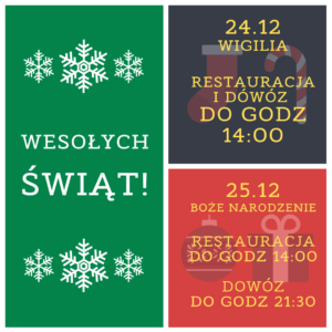 Świąteczne godziny otwarcia