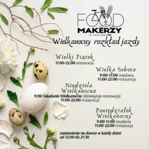 Godziny otwarcia restauracji w Wielkanoc Kluszkowce