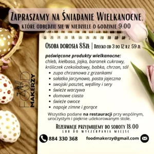 menu śniadanie wielkanocne